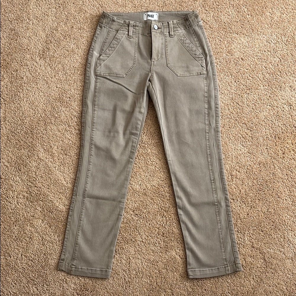 NWT New Paige Mayslie Straight Pants Size 25